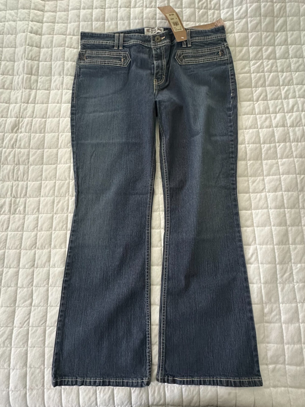 Vintage Levis Jeans Misses 16 Buckle Back Bootcut Low Rise Y2K Western Cowgirl